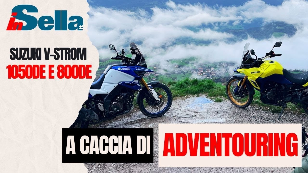 Suzuki V-Strom 1050DE e 800DE: a caccia di adventouring