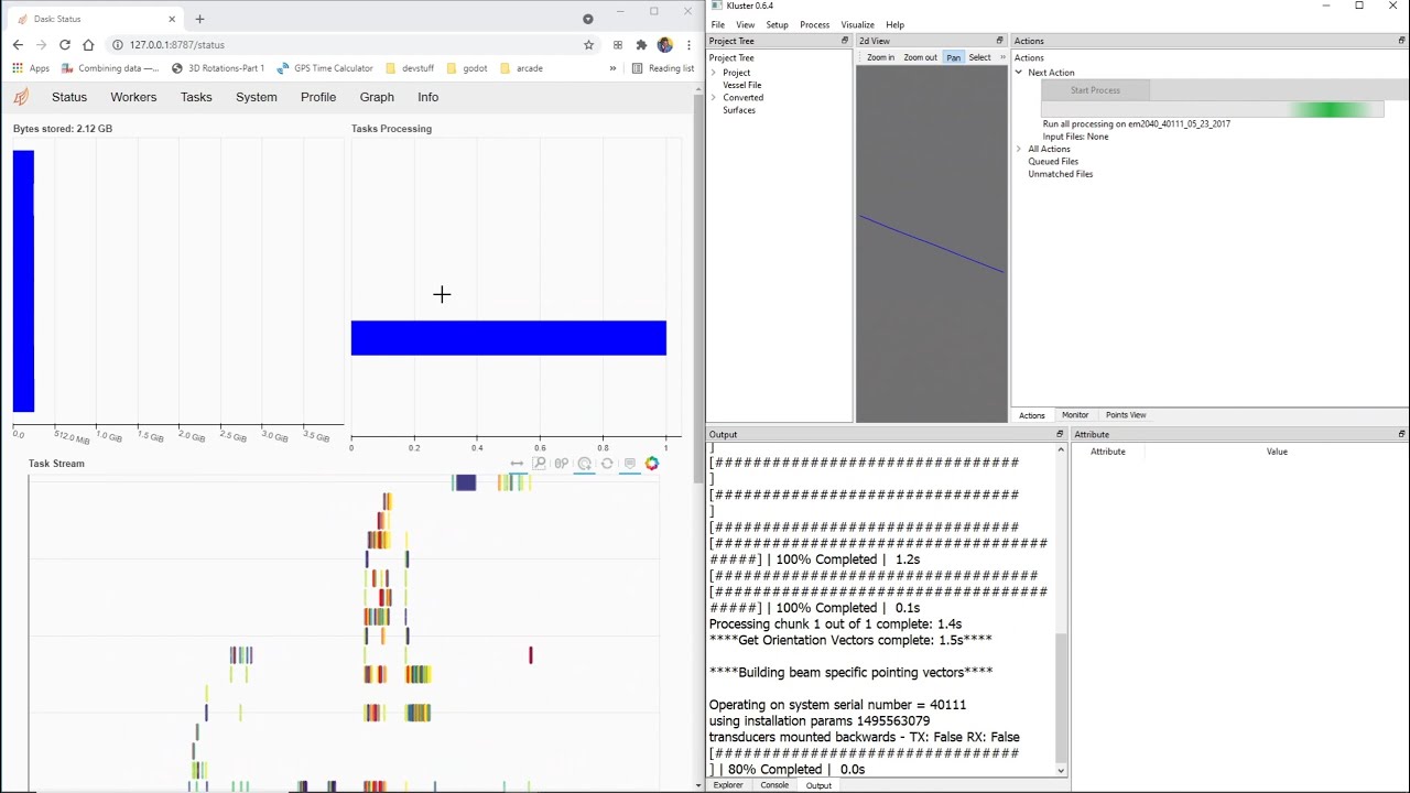 Kluster and Dask (Kluster 0.6.4)