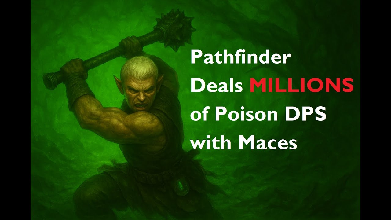 [POE2 0.3] Poison MACE Pathfinder - Poison Stampede/Earthshatter - Clear Screens One-Shot Bosses!