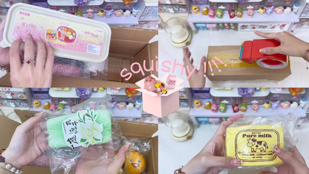 Gói bưu phẩm Squishy chất bơ cho khách