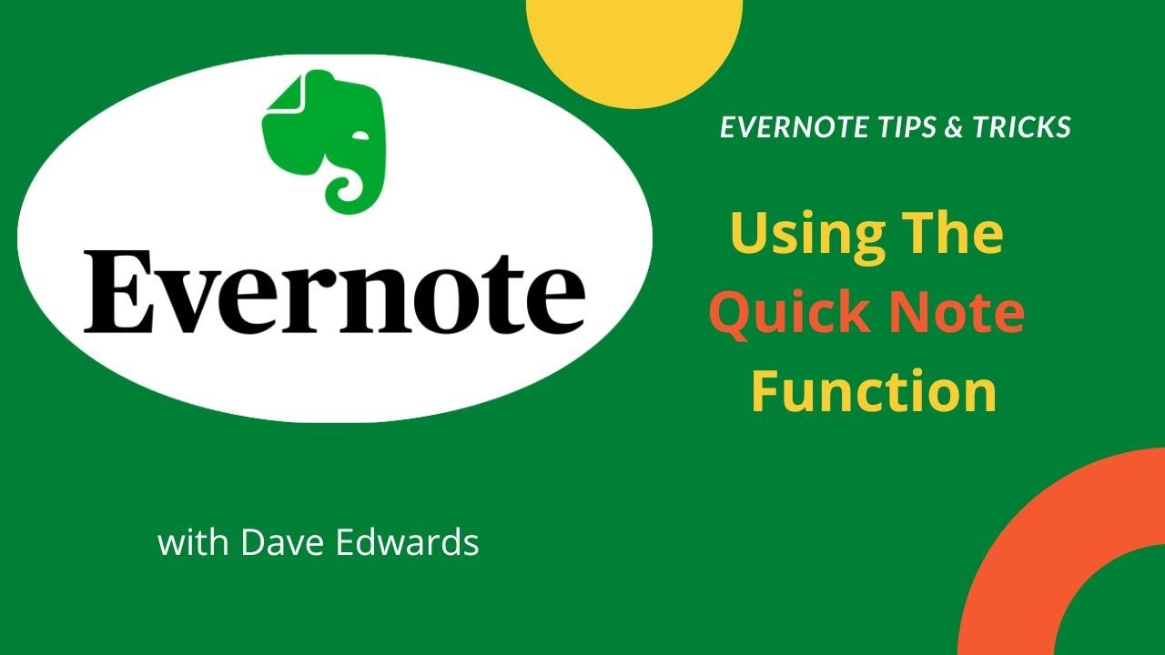 Quick Notes and Capture Screen In Evernote