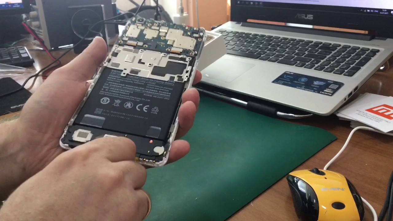Прошивка Xiaomi Mi Max 2 с заблокированным загрузчиком на глобалку через test point