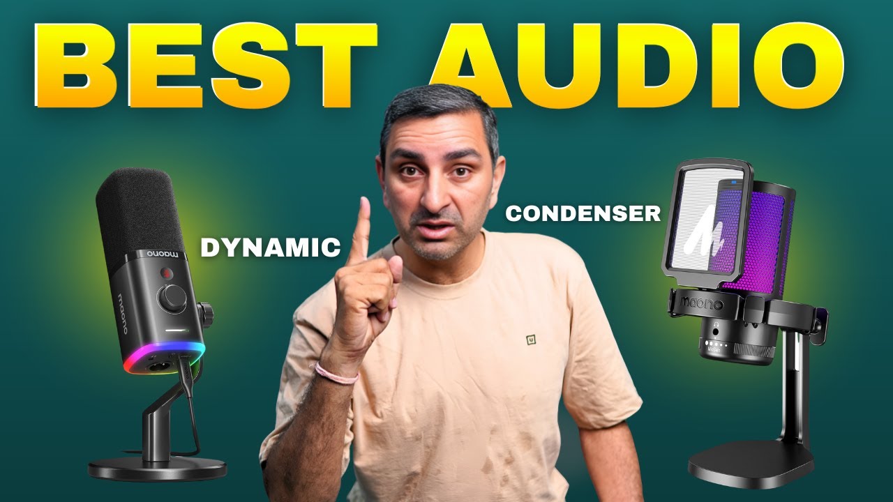 Dynamic Mic vs Condenser Mic: Which is Better for Recording Vocals?@Maono Global