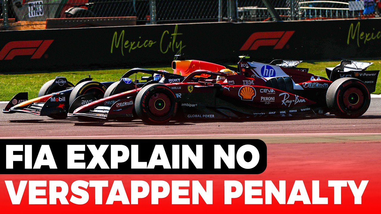 FIA explain why Verstappen went penalty-free in Hamilton-fight in Mexico | GPFans F1 News