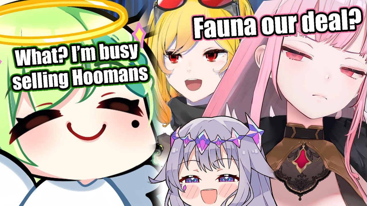 Fauna, the Police in Palworld ft. Bijou Kaela Calli | 『Hololive』