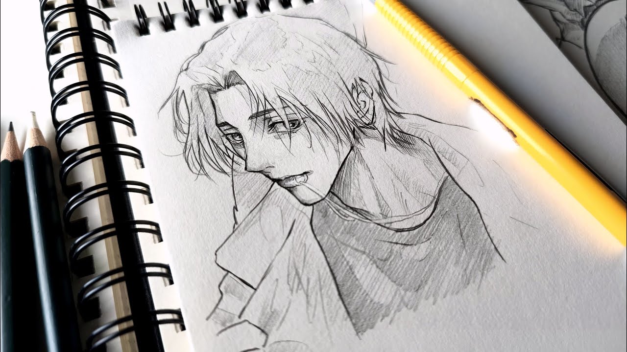 HOW TO DRAW YUTA STEP BY STEP TUTORIAL (jujutsu kaisen)
