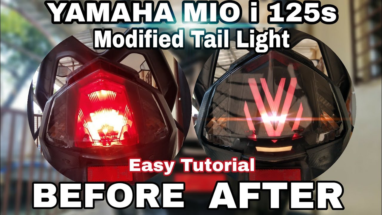 Yamaha Mio i 125 | How To DiY LED Tail Light MOD | Easy Tutorial |Voltez Tail Light | mio i 125s