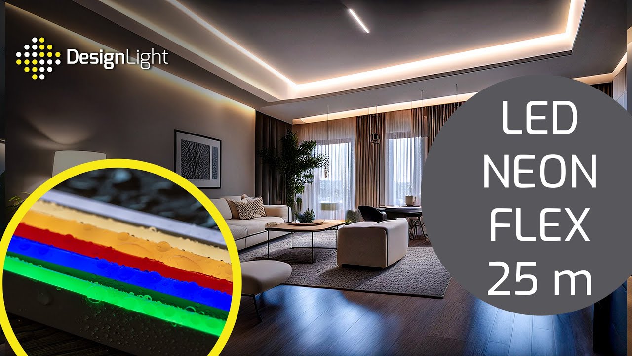 Taśma LED NEON FLEX 12V DC lub 24V DC w rolkach 25 m - Design Light