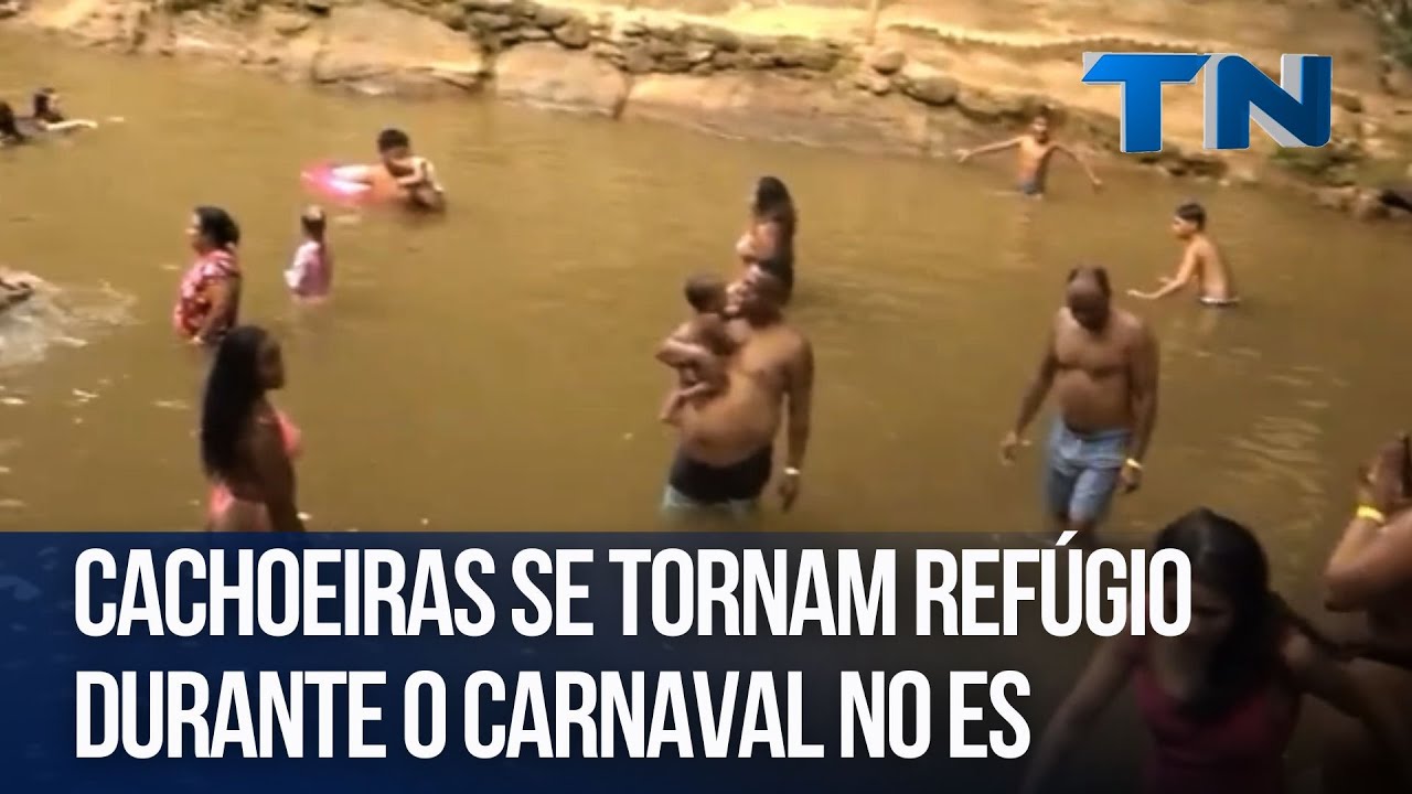 Cachoeiras se tornam refúgio durante o Carnaval no ES