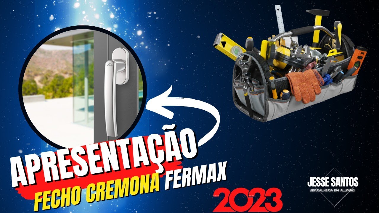 Apresentação componentes Fecho Cremona 40cm