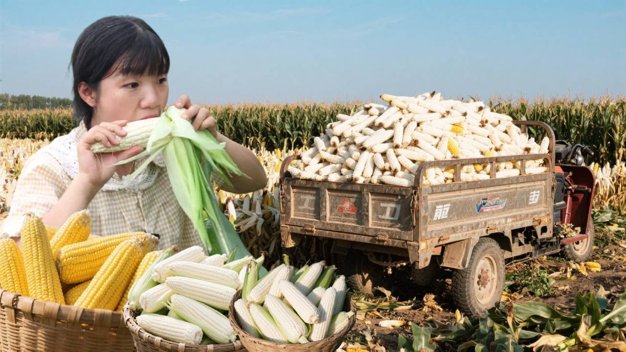 100亩的苞米地，想发动全村村民一起摘玉米，拿去卖几天能卖完？#农村生活#三农