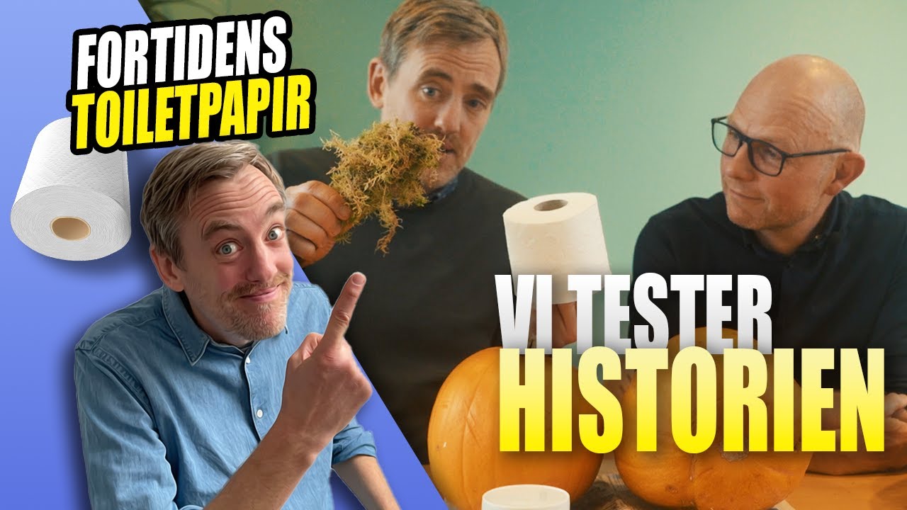 TEST HISTORIEN: Kunne man tørre sig ordentligt, før vi fik toiletpapir?