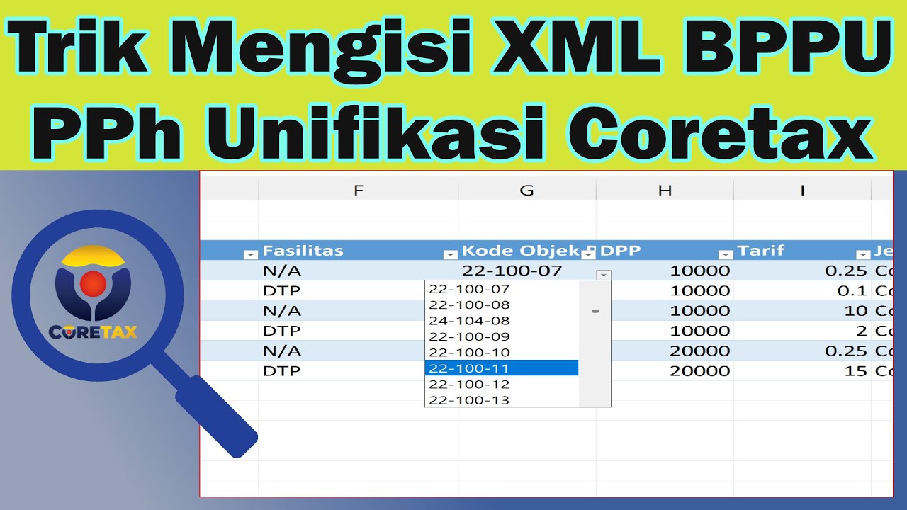 Trik Mengisi XML BPPU PPh Unifikasi Coretax