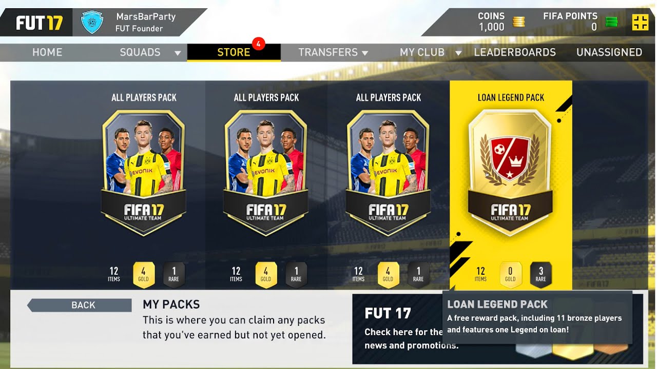 FIFA 17 WEB APP STARTER PACKS! | FIFA 17 ULTIMATE TEAM