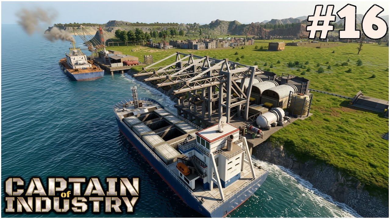 #16 NAVE MERCANTILE PER IMPORTARE CARBONE - CAPTAIN OF INDUSTRY - GAMEPLAY ITA