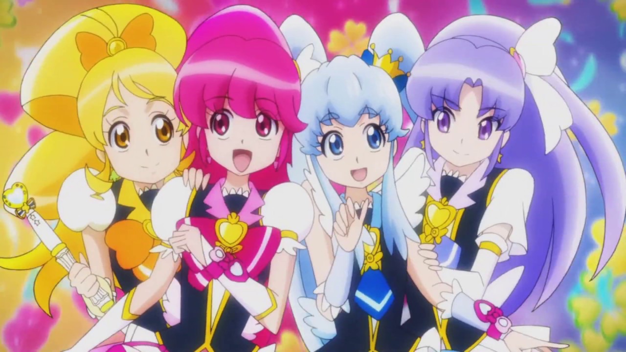 [1080p] Happiness Charge Precure Grouptransformation!