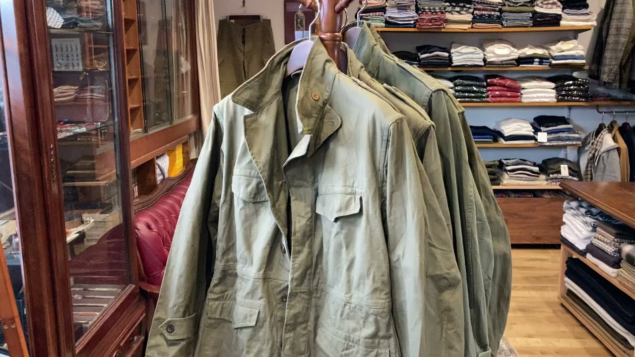Vintage / FRENCH ARMY M47 MILITARY FIELD JACKET 4種 (洗濯、天日干し済)