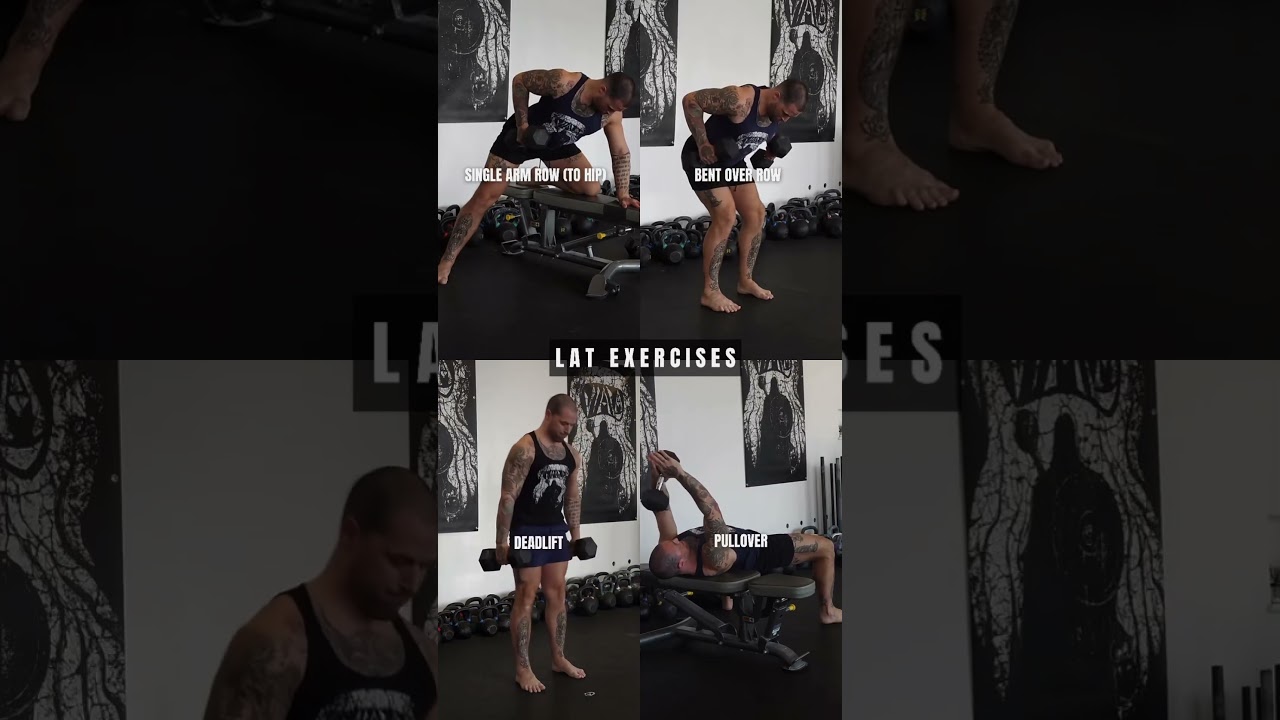Dumbbell Lat Workout for a Thick & Wide Back | At-Home or Gym
