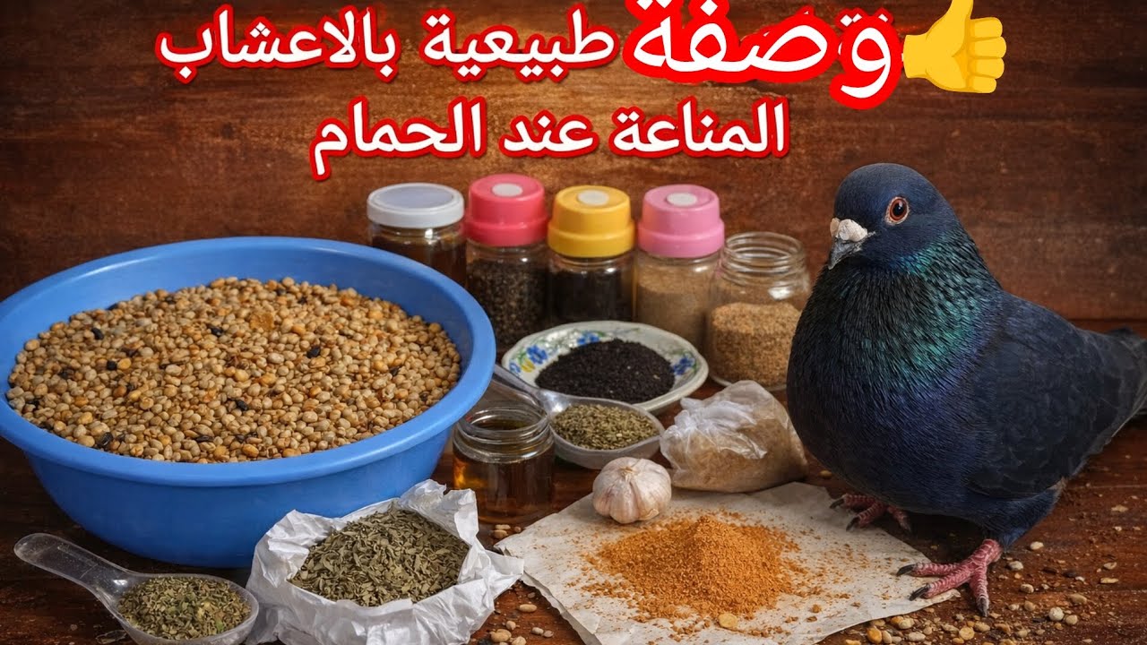 وصفة طبيعية بالاعشاب...👌 #لرفع المناعة عند الحمام 🐦💪#اكسبلور #pigeon #طيور #🇲🇦♥️♥️♥️🕊️👍👍