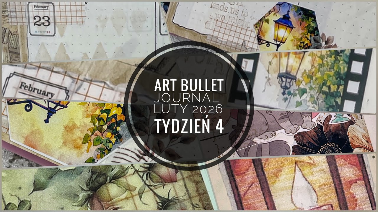 ArtBullet Journal ||  luty 2026 || Tydzień 4 #bulletjournal #artjournaling