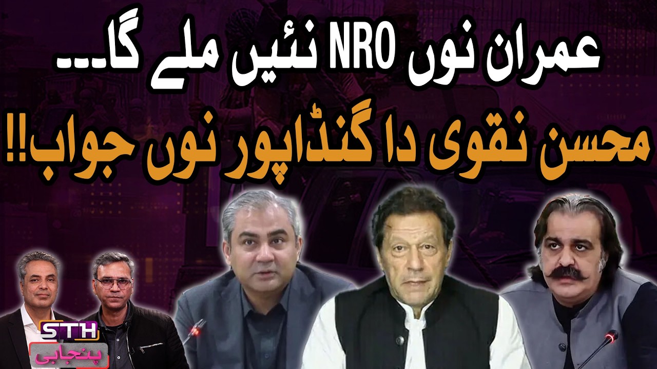 Imran Khan Wouldn't Get NRO, Mohsin Naqvi Tells Gandapur