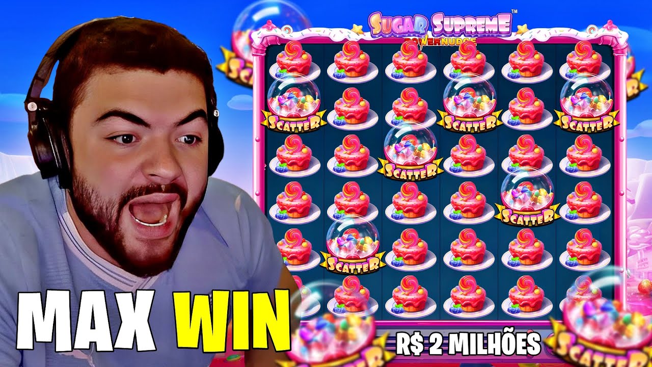 LUQUET4 DEU O MAIOR MAX WIN DA HISTORIA NO SUGAR SUPREME E QUEBROU TUDO ‹ Slot Game ›
