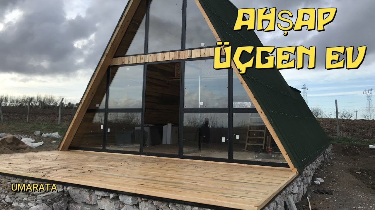 PREFABRİKE AHŞAP ÜÇGEN EV 1 / KIRKLARELİ