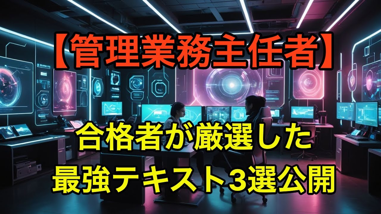 【管理業務主任者】合格者が本気でおすすめする最強テキスト3選 【参考書選び】