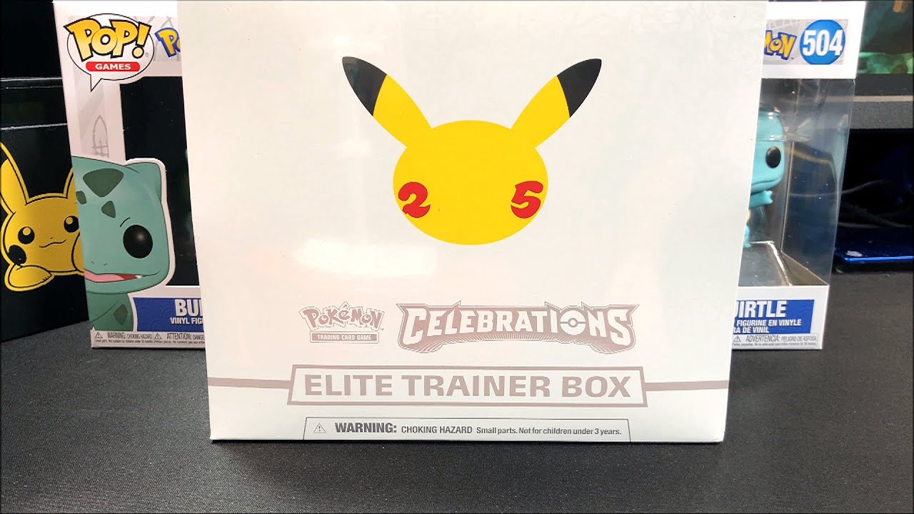 Открытие коробки элитного тренера Pokemon Celebrations