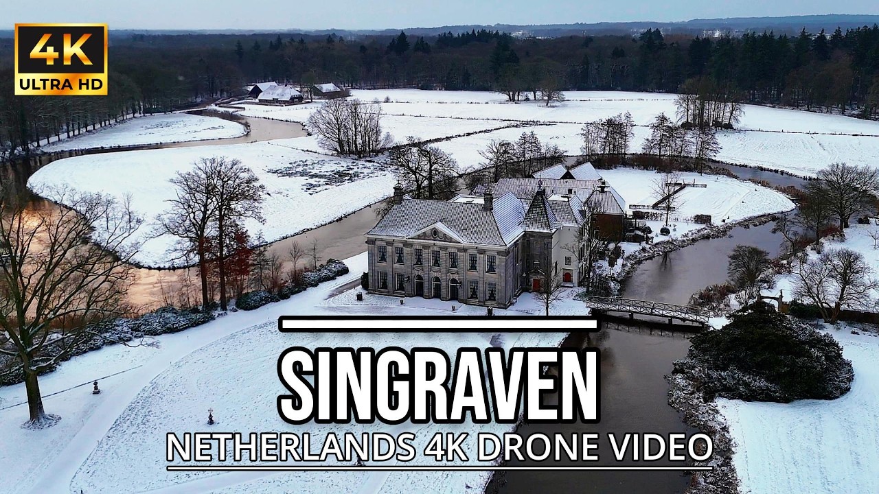 Singraven Castle Winter Drone 4K Video | Winter 2026 | Cinematic Ambience