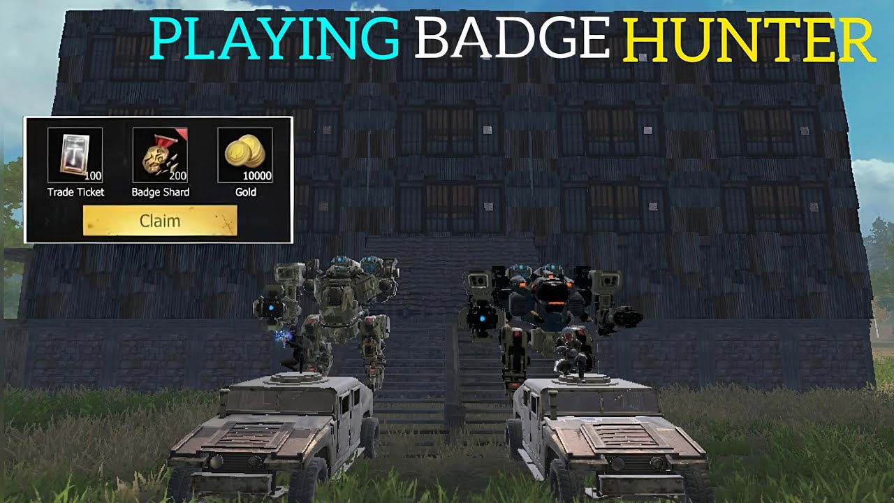 PLAYING BADGE HUNTER | LAST DAY RULES SURVIVAL| #lastdayrulessurvival gameplay 😀
