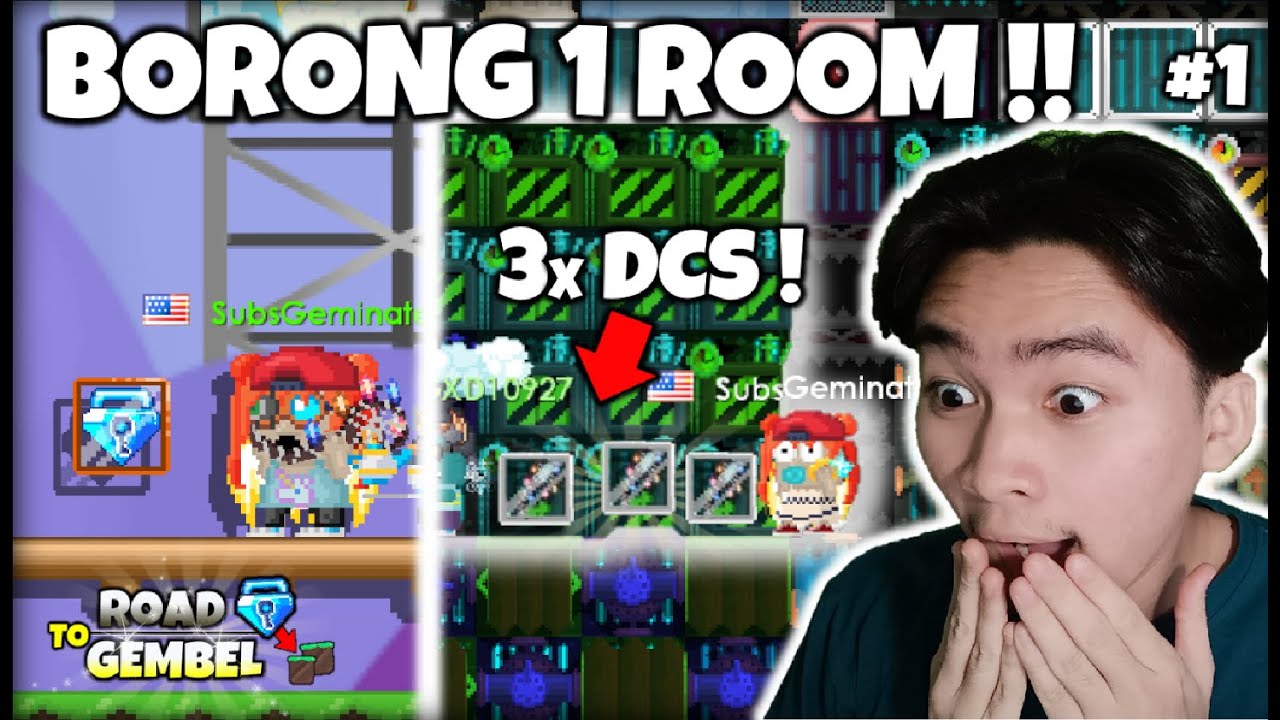 ROAD TO GEMBEL EPS 1 !! BORONG 1 ROOM SSU, HOKI BET! | Road to Gembel #1 | Growtopia Profit 2022