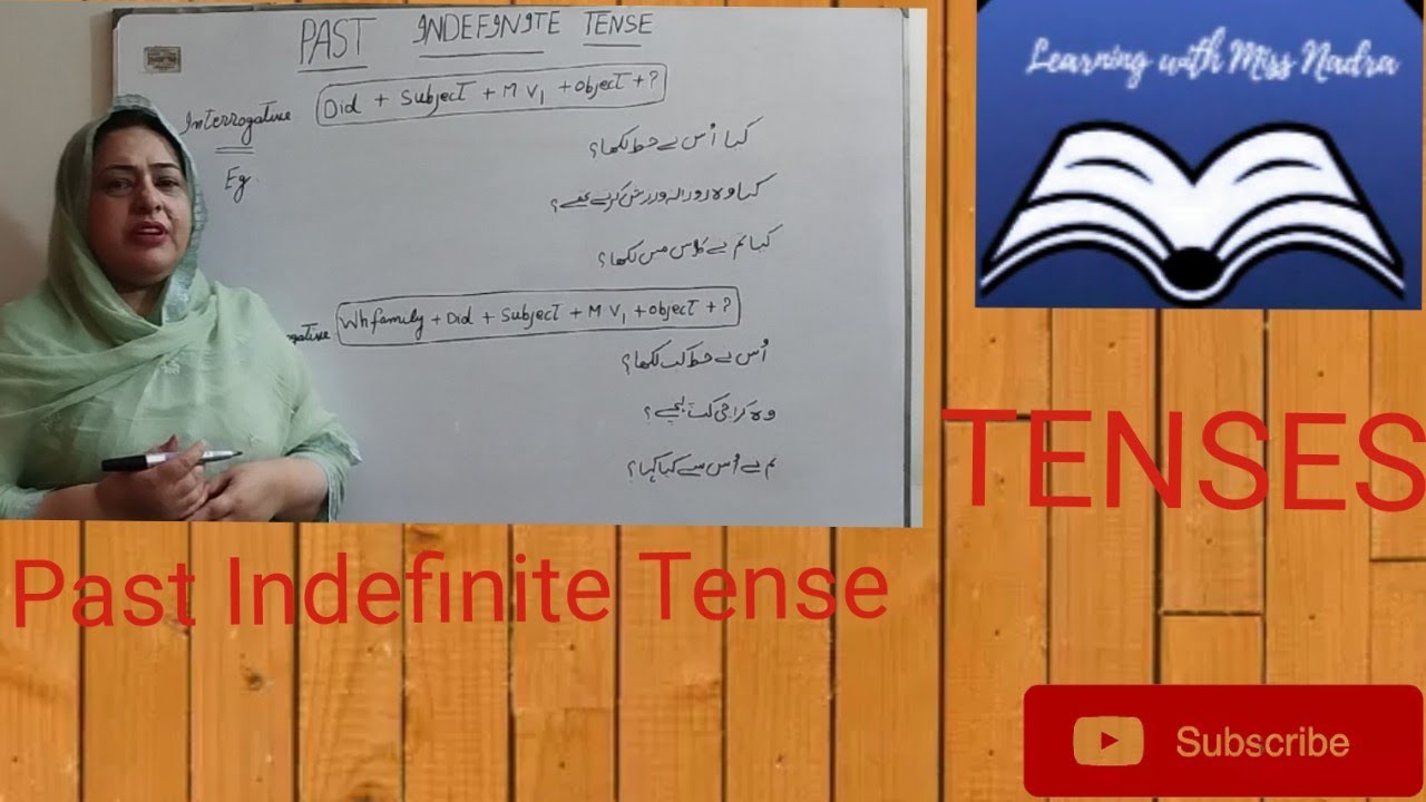 Past Indefinite Tense|Affirmative and Negative sentences|@LearningwithMissNadra