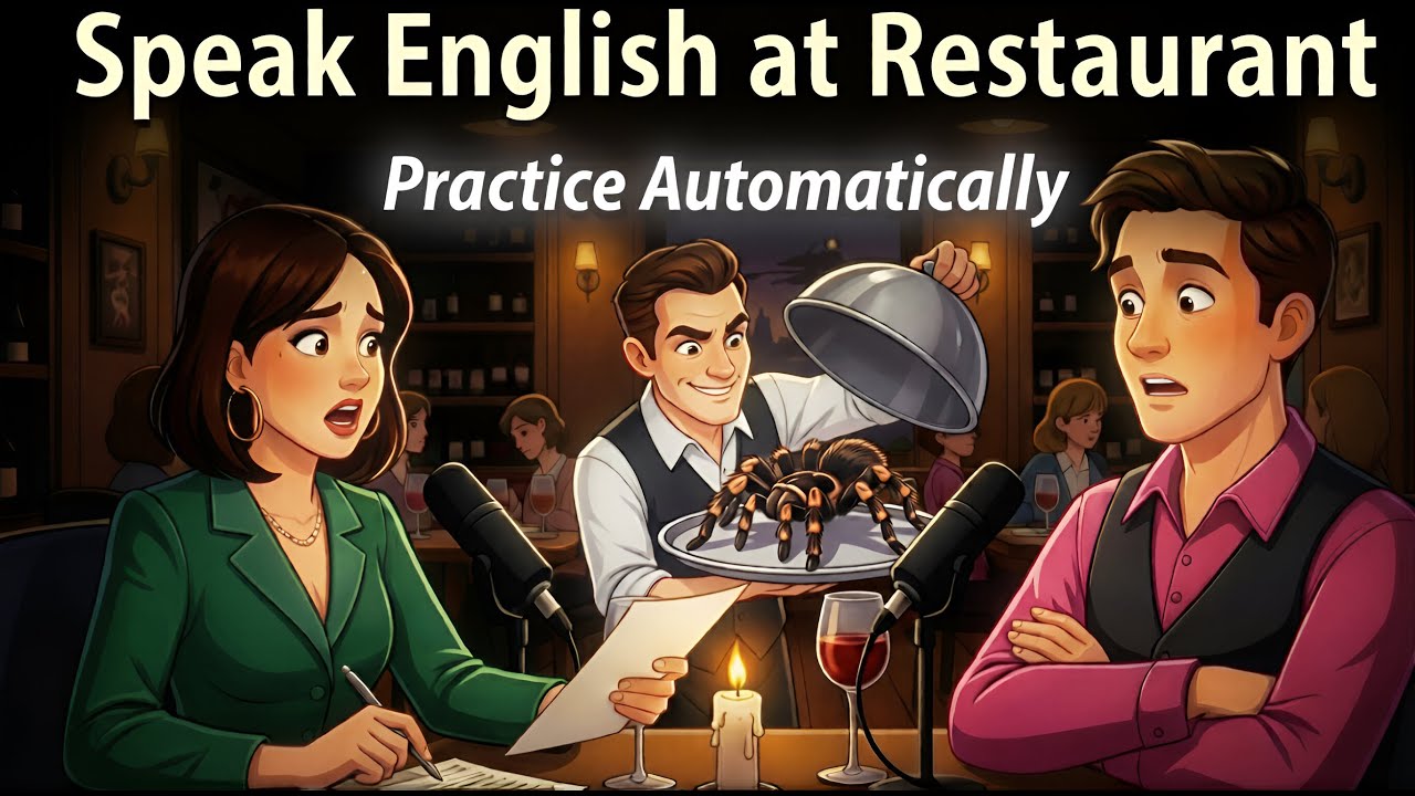 13 Sentences When Ordering Food in English at Restaurant (The Spiderman Trick) | Real Life English