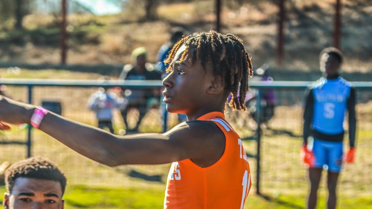 QB1 Carl Reed Jr MIC&rsquo;D @DR7 7v7 Tournament in San Antonio Texas