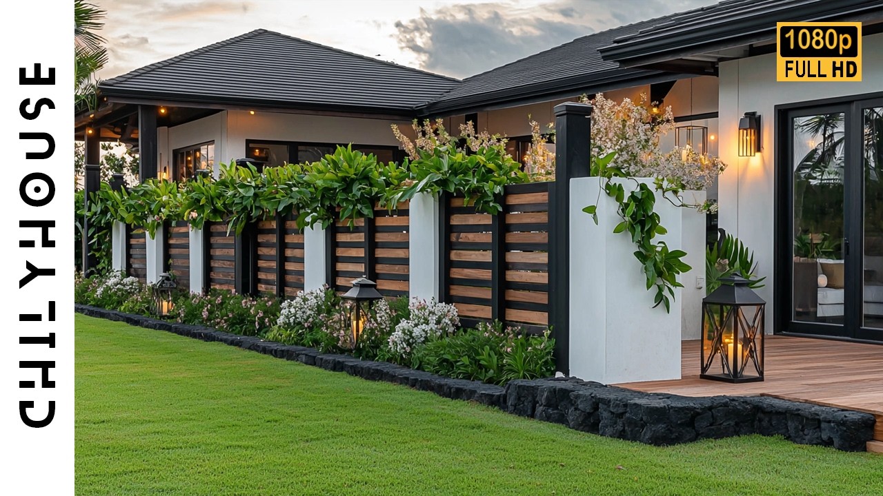SMALL MODERN TROPICAL SINGLE-STOREY BALI HOUSE: Open-Concept Living & Serene Courtyard Escapes