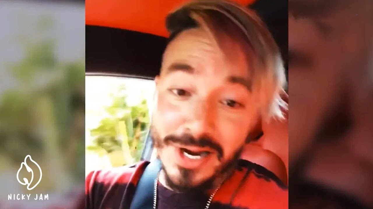 J Balvin se roba el nuevo carro de Nicky Jam