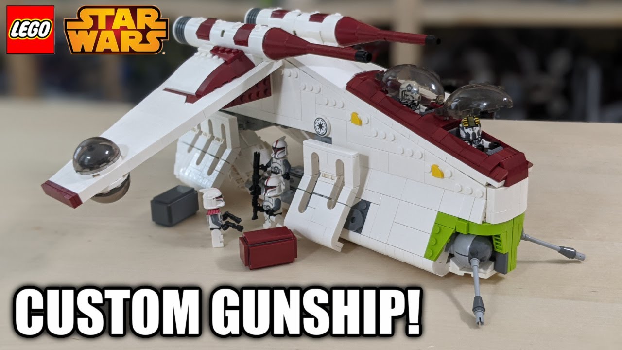 LEGO Star Wars Custom M5 Gunship Review!