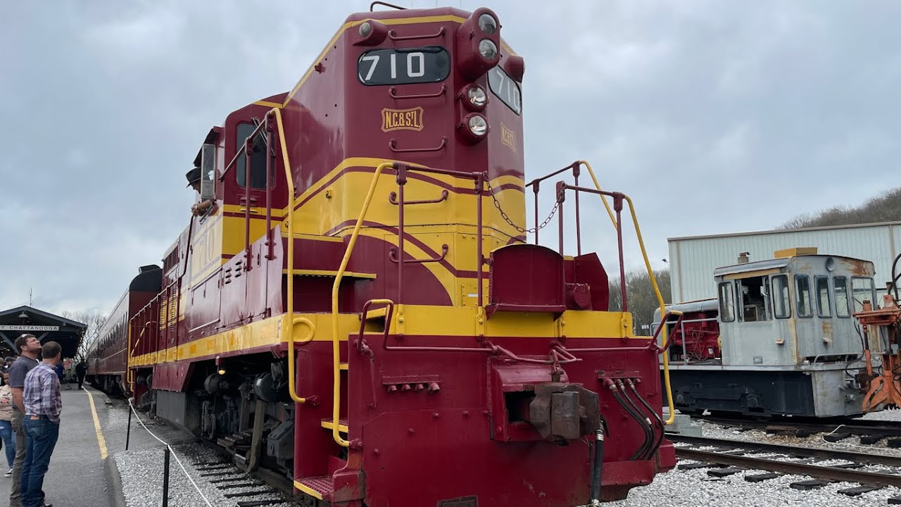 Tennessee Valley Railroad Museum: Riding Behind TVRM 710 on the Missionary Ridge Local