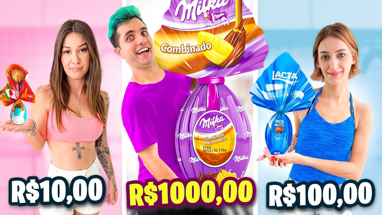 OVOS DA PÁSCOA DE R$10 , R$100 E R$1000