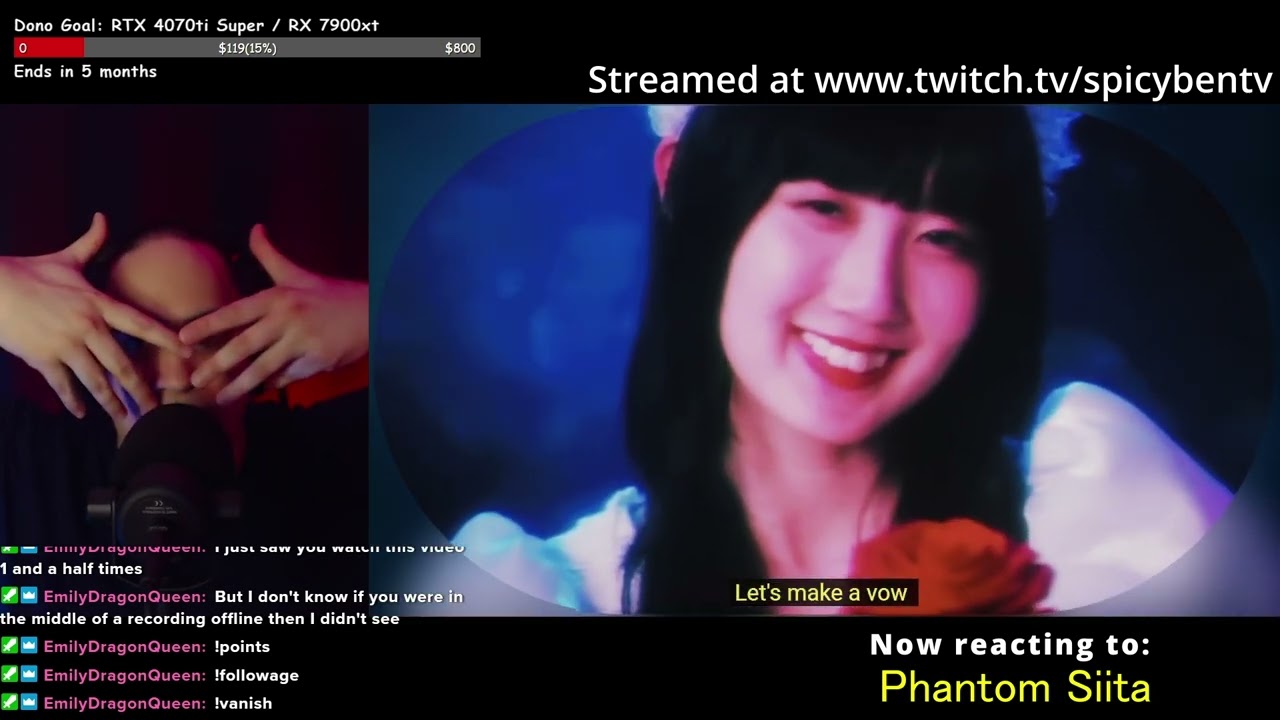 Phantom Siita - 'Masho Shojo (魔性少女) Devilish Girl' MV reaction (twitch stream highlight)