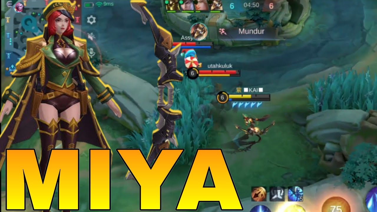 In match!! Miya Gameplay Rank duo gameplay mlbb