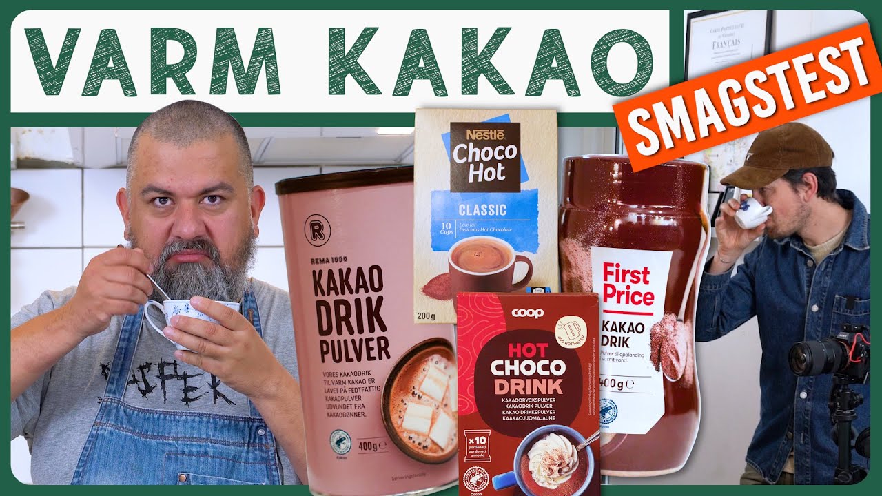 TEST AF KAKAODRIK ☕️ (Varm kakao) | 60 vs. 200 kr. kiloet! | 2026 | Så er vi i gang!