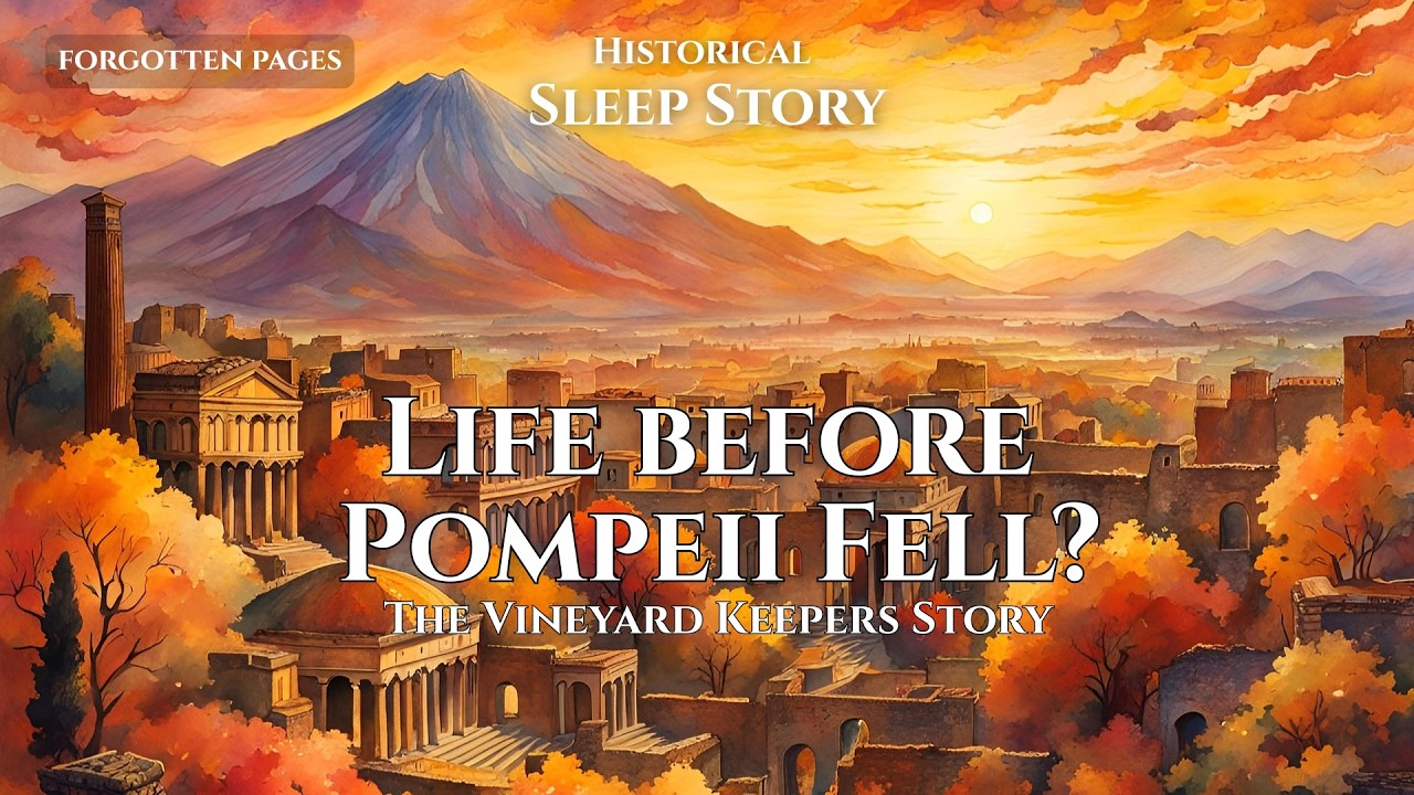 A Vineyard Keepers Story Before the Eruption -  A Calm Historical Sleep Story | Forgotten Pages