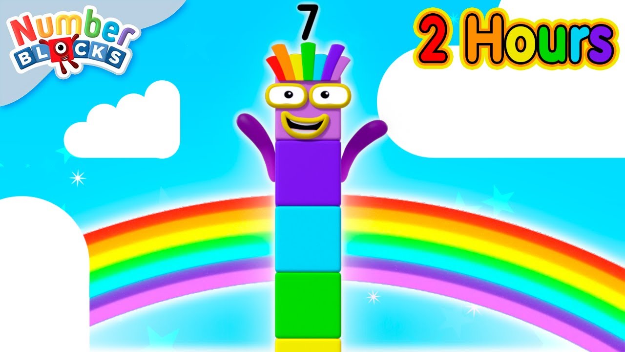 Every Numberblock Seven Episode! 🌈 | Learn to Count for Kids | 12345 | Numberblocks