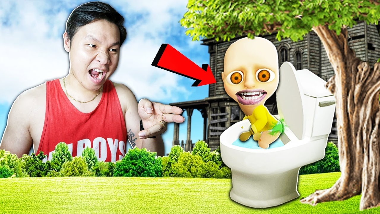 NẾU SLENDERMAN CHƠI TRỐN TÌM TRONG TOILET CÙNG CẬU BÉ SIÊU NHÂN | Thử Thách SlenderMan