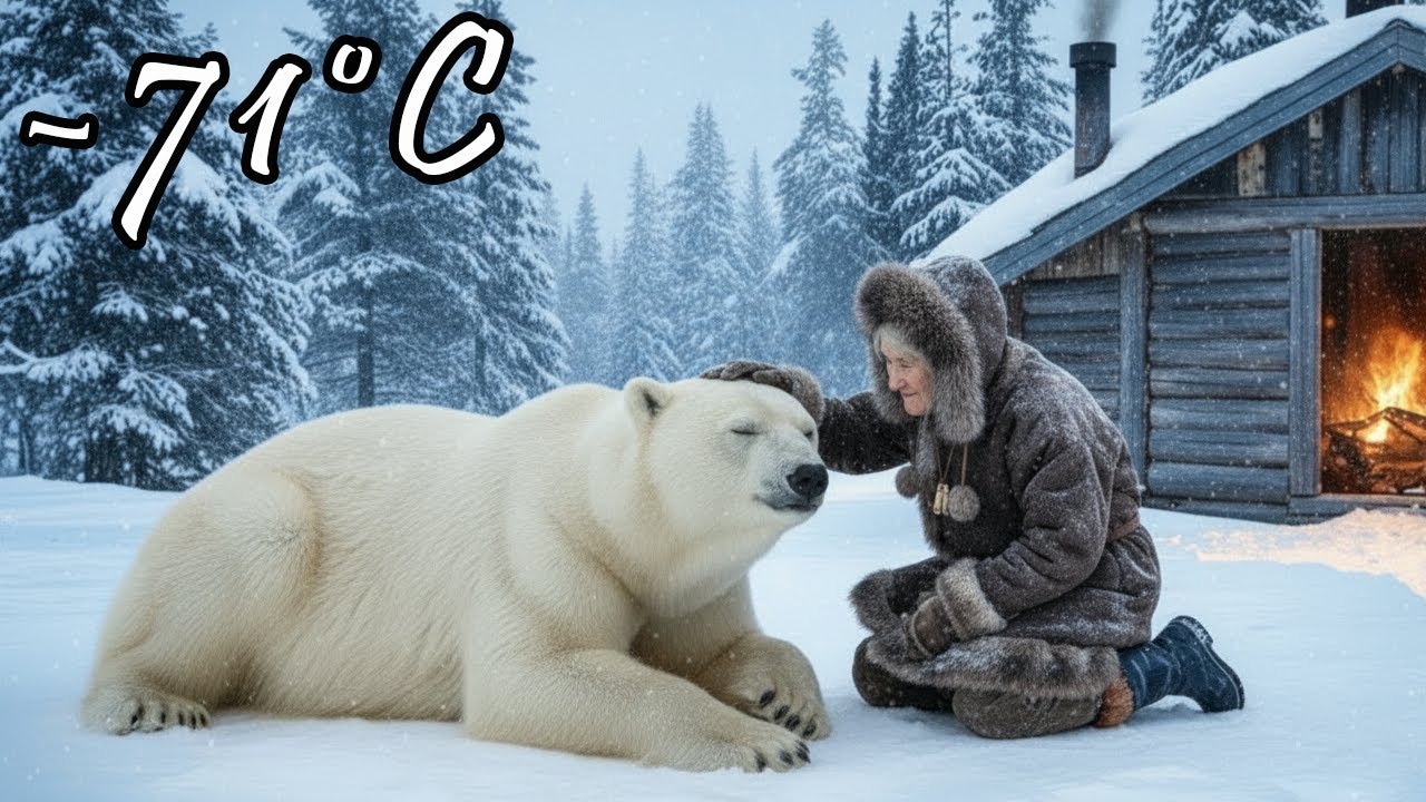 90-Year-Old Widow Rescues a Pregnant Polar Bear in a -71°C Blizzard | A Bond That Defied Nature