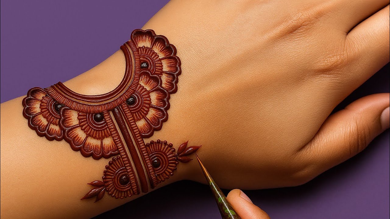 Very stylish easy mehndi design | arabicmehndi design simple mehndi design |mehndi | mehandi