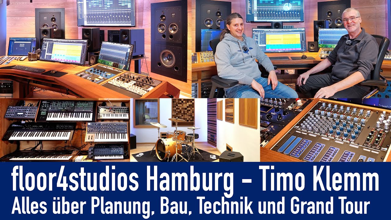 floor4studios Hamburg - Timo Klemm alles über Planung, Bau, Technik & Grand Tour #recording #hamburg