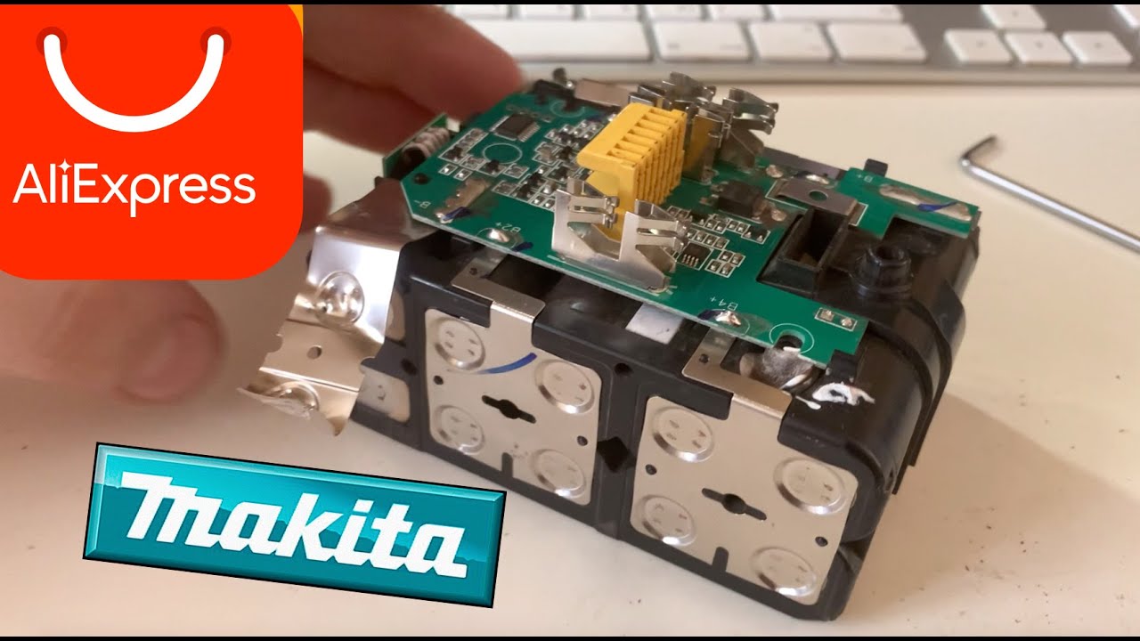 ВСКРЫВАЕМ АКУМЫ С ALIEXPRESS MAKITA 18V Какая ёмкость!